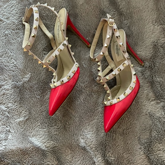 Valentino Rockstud Sandals 37 1/2 - Picture 12 of 16